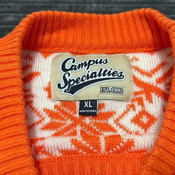 Campus Specialties Clemson University Ugly Christmas Sweater Size XL - Picture 3 of 7